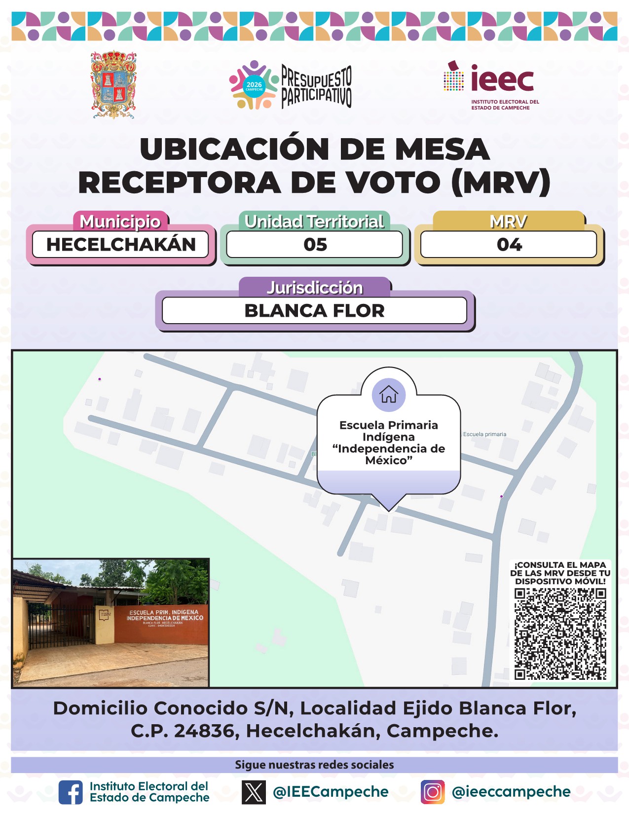 Ubicación de Mesas Hecelchakán 4